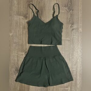 Lululemon Athletica Dark Green Set